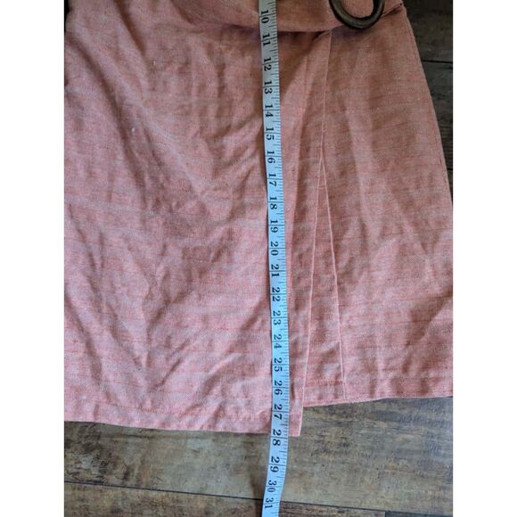 Line & Dot Linen Blend Strapless Mini Dress, Size M - Picture 7 of 8